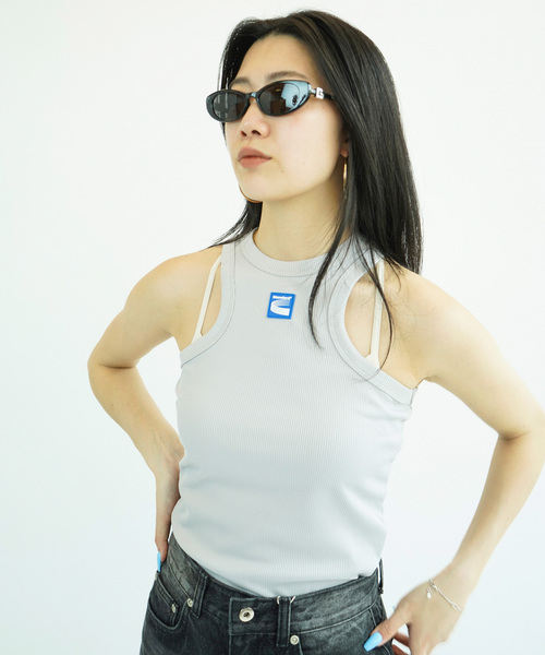 tシャツ Kijun/キジュン Patch Tank Top レディース セール】Kijun/キジュン Patch Tank Top（Tシャツ/カットソー