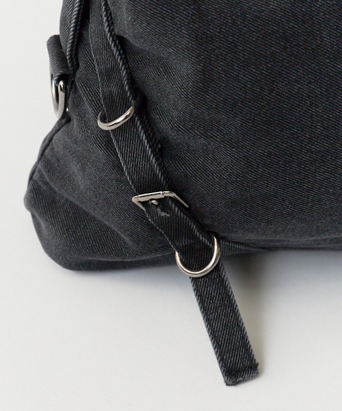 セール】Belt Design Denim Shoulder Bag / ベルトデザイン デニム
