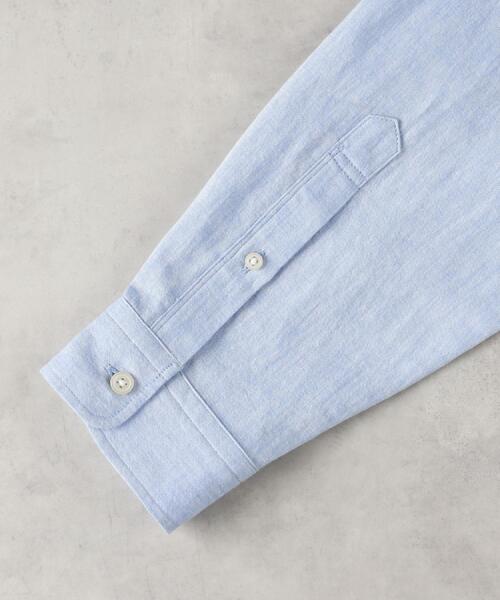 BACK NUMBER(バックナンバー)の「BACK NUMBER(バックナンバー)【メンズ】綿麻レギュラーシャツ(シャツ/ブラウス・メンズ・ブラウン/ベージュ/ネイビー/サックスブルー/オフホワイト/ダークグレー・S/XL/L/M)」の18枚目の写真