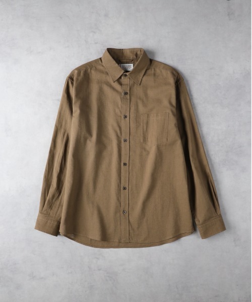 綿麻レギュラー ナチュラルシャツ セール】【BACK NUMBER】綿麻レギュラーシャツ（シャツ/ブラウス
