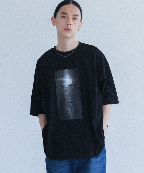 MDR(エムディアール)の「『マルチグラフィック柄オーバーサイズ半袖Tシャツ』(Tシャツ/カットソー・メンズ・ブラック系3/ブラック系1/ホワイト系8/ホワイト系6/ホワイト系5/ホワイト系4/ホワイト系3/ホワイト系2/ホワイト系1/ブラック系8/ブラック系7/ブラック系6/ブラック系4/ホワイト系7/ブラック系5/ブラック系2・M/L)」の13枚目の写真