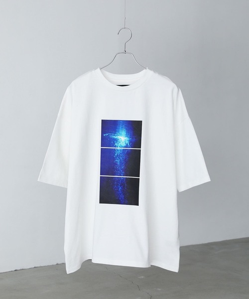 セール】『マルチグラフィック柄オーバーサイズ半袖Tシャツ
