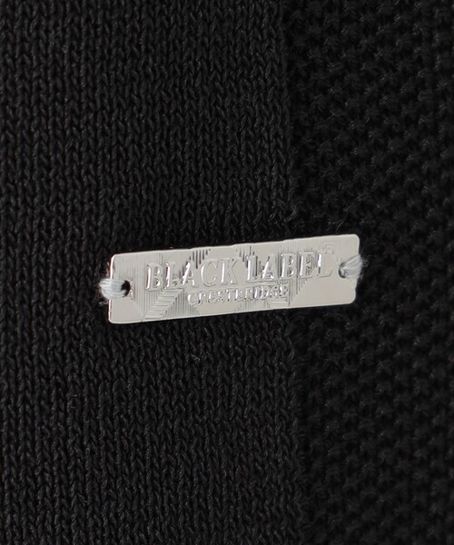 BLACK LABEL CRESTBRIDGE(ブラックレーベル・クレストブリッジ)の「ハイツイストシャドーチェックニットTシャツ(Tシャツ/カットソー・メンズ・レッド系その他/ネイビー/ブラック・M/L)」の7枚目の写真