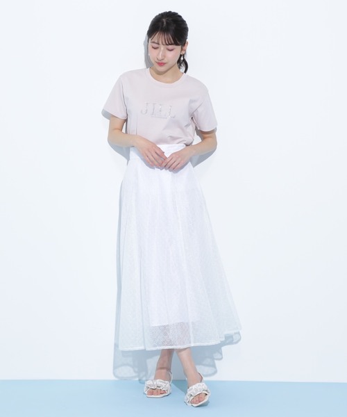 JILL by JILL STUART（ジルバイジルスチュアート）の「◇ホットフィットロゴTシャツ（Tシャツ/カットソー・レディース・ブルー/ピンク/ホワイト/ブラック・FREE）」の11枚目の写真