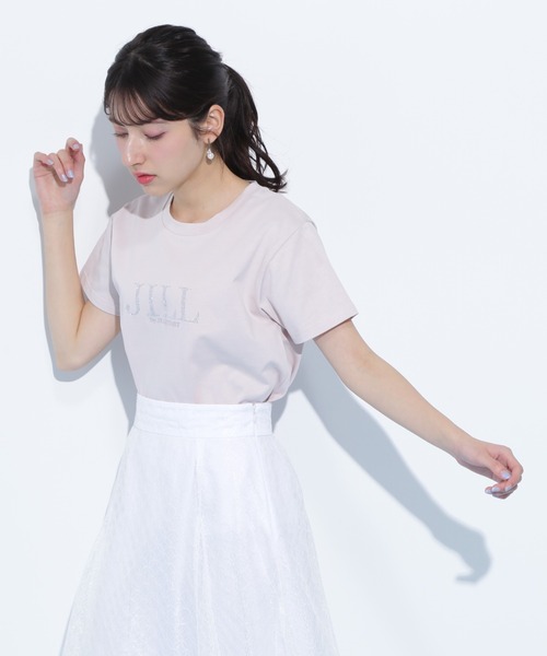 JILL by JILL STUART（ジルバイジルスチュアート）の「◇ホットフィットロゴTシャツ（Tシャツ/カットソー・レディース・ブルー/ピンク/ホワイト/ブラック・FREE）」の9枚目の写真