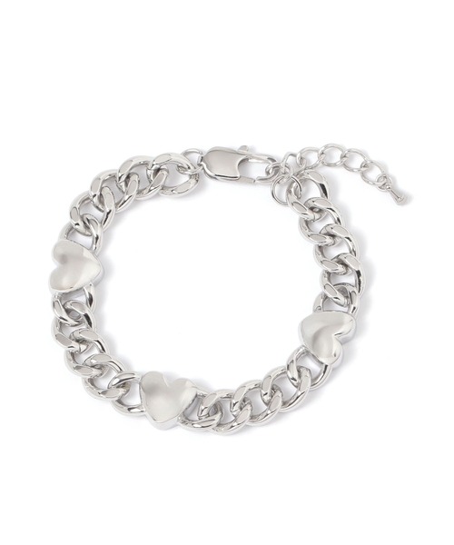 LOWRYS FARM(ローリーズファーム)の「ステンレスブレス 327181(ブレスレット・レディース・グレー系その他/グレー・FREE)」の1枚目の写真