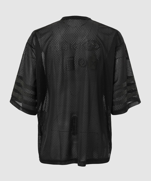 DIGAWEL(ディガウェル)の「Mesh football T-shirt(Tシャツ/カットソー・メンズ・ブラック/ネイビー・2)」の3枚目の写真
