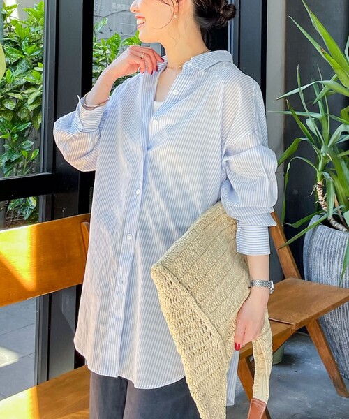 ブラウス シャツ 「WEB限定」MY STANDARD シアーシャツ レディース セール】◇【WEB限定】MY STANDARD シアーシャツ（シャツ