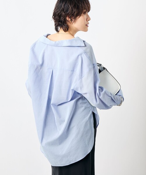 ブラウス シャツ 「WEB限定」MY STANDARD シアーシャツ レディース セール】◇【WEB限定】MY STANDARD シアーシャツ（シャツ