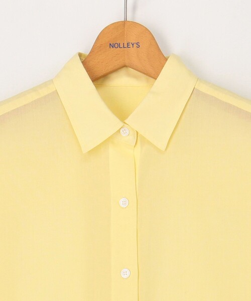 NOLLEY’S(ノーリーズ)の「◇【WEB限定】MY STANDARD シアーシャツ(シャツ/ブラウス・レディース・イエロー/サックスブルー/ブルー系その他3/ネイビー・FREE)」の16枚目の写真