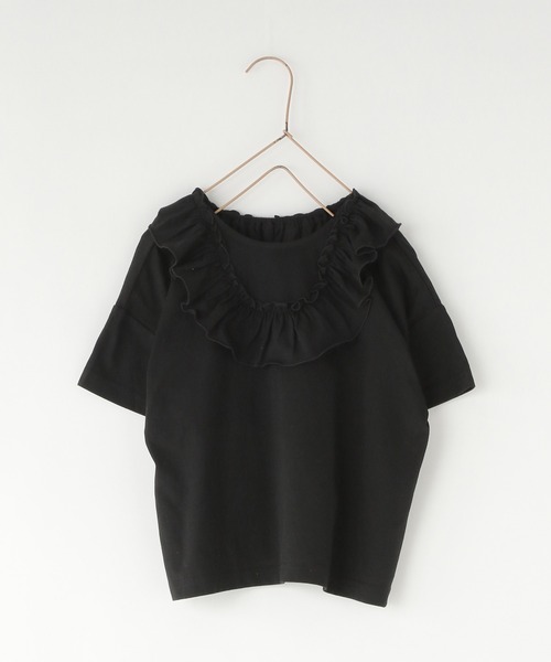 LOWRYS FARM(ローリーズファーム)の「2WAYフリルプルオーバー 450506(Tシャツ/カットソー・キッズ・ブラック/アイボリー/ピンク/ブルー・130cm/150cm/110cm/140cm/120cm)」の10枚目の写真