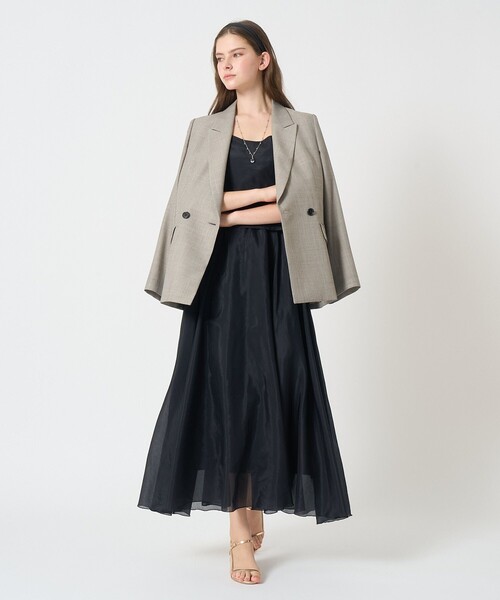 ANAYI（アナイ）の「シルクコットンローンキャミ ワンピース（ワンピース・レディース・レッド/ブルー/トップグレー/ブラック・36/38/34）」の11枚目の写真