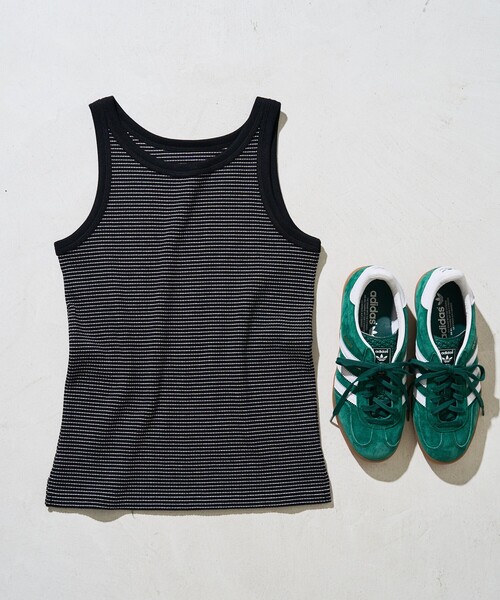 FREAK'S STORE（フリークスストア）の「限定展開　リンガ－ リブ タンクトップ（タンクトップ・レディース・グレー/ナチュラル/ブラック/ブラウン/その他13・ﾌﾘ-）」の5枚目の写真