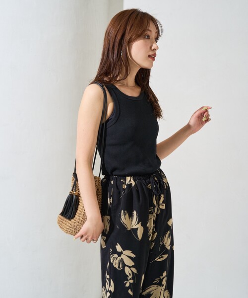 FREAK'S STORE（フリークスストア）の「限定展開　リンガ－ リブ タンクトップ（タンクトップ・レディース・グレー/ナチュラル/ブラック/ブラウン/その他13・ﾌﾘ-）」の9枚目の写真