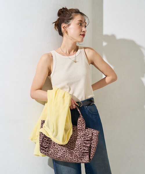 FREAK'S STORE（フリークスストア）の「限定展開　リンガ－ リブ タンクトップ（タンクトップ・レディース・グレー/ナチュラル/ブラック/ブラウン/その他13・ﾌﾘ-）」の21枚目の写真