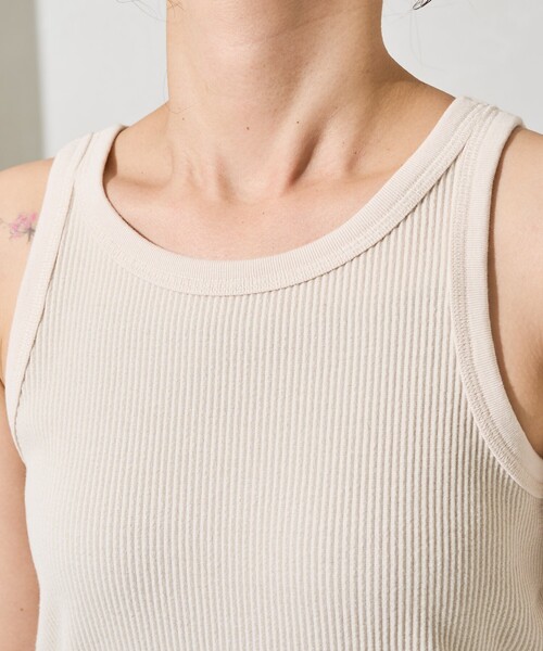 FREAK'S STORE（フリークスストア）の「限定展開　リンガ－ リブ タンクトップ（タンクトップ・レディース・グレー/ナチュラル/ブラック/ブラウン/その他13・ﾌﾘ-）」の17枚目の写真