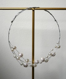 My shawty（マイシャウティー）の「skin pearl choker（ネックレス）」
