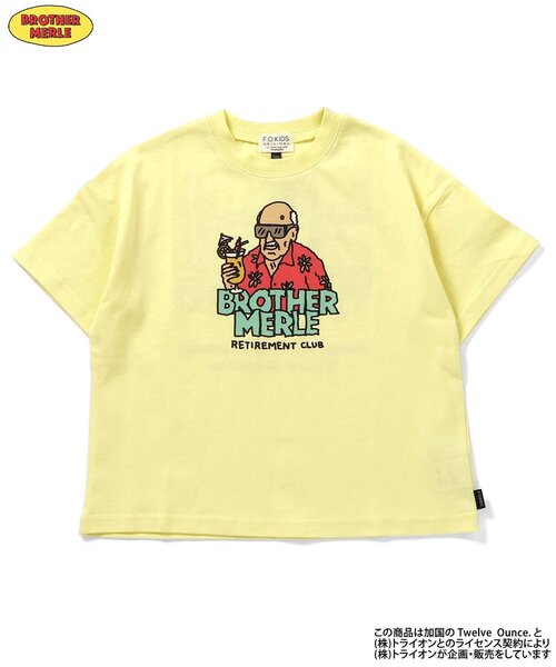 F.O.KIDS（エフオーキッズ）の「【ブラザーマール】4柄Tシャツ（Tシャツ/カットソー・キッズ・オフホワイト/レモンイエロー/ベージュ/ピンク・80/130/140/110/120/90/100）」の3枚目の写真