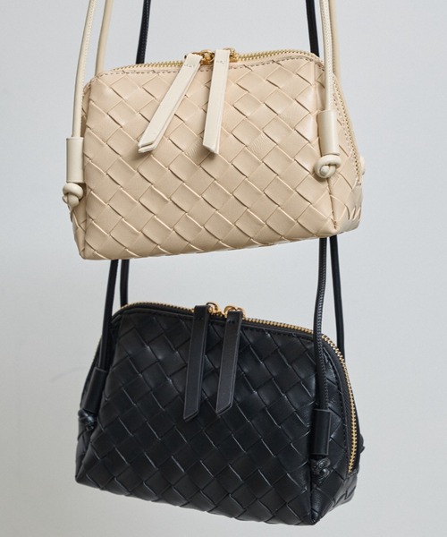 &. NOSTALGIA(アンドドットノスタルジア)の「【ZOZO限定】メッシュショルダーバッグ(ショルダーバッグ・レディース・ベージュ/ブラック・FREE)」の5枚目の写真