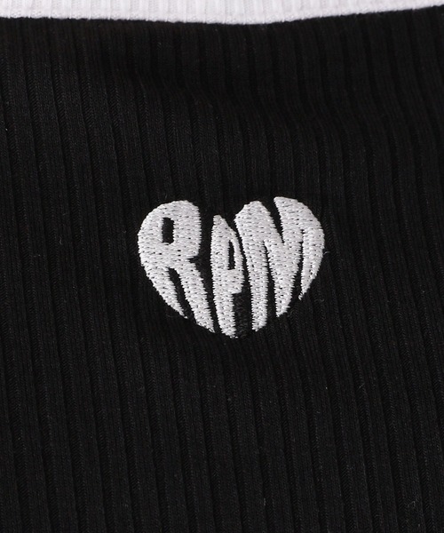 repipi armario（レピピ アルマリオ）の「ハートシシュウショートキャミ（キャミソール・キッズ・レッド系その他/ブラック/オレンジ系その他・MEDIUM/SMALL/LARGE）」の5枚目の写真