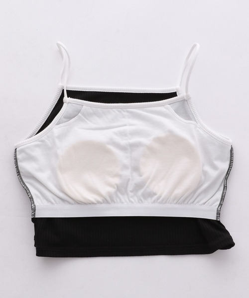 repipi armario（レピピ アルマリオ）の「ハートシシュウショートキャミ（キャミソール・キッズ・レッド系その他/ブラック/オレンジ系その他・MEDIUM/SMALL/LARGE）」の7枚目の写真