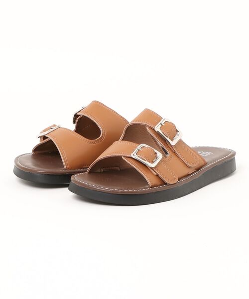 shoes365(シューズスリーシックスファイヴ)の「ダブルバックルサンダル (SS)(サンダル・レディース・オフホワイト/ブラウン/ブラック・22.5cm/23.5cm/24.5cm/23.0cm/24.0cm/25.0cm)」の12枚目の写真