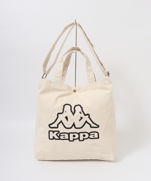 Kappa(カッパ)の「kappa ポイントプリント2WAYトートバッグ(トートバッグ・メンズ・ミント/ラベンダー/アイボリー・FREE)」の6枚目の写真