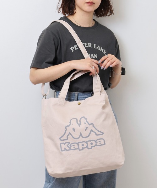 Kappa(カッパ)の「kappa ポイントプリント2WAYトートバッグ(トートバッグ・メンズ・ミント/ラベンダー/アイボリー・FREE)」の17枚目の写真