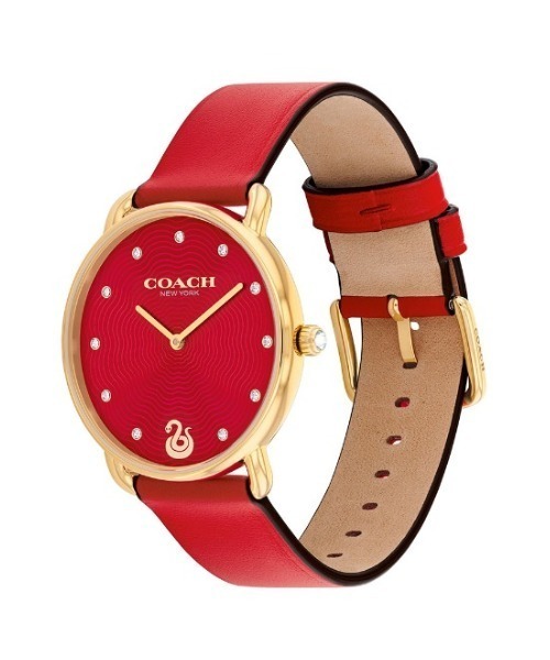 COACH(コーチ)の「【COACH】 コーチ ELLIOT レディース ウォッチ(アナログ腕時計・レディース・レッド・FREE)」の8枚目の写真