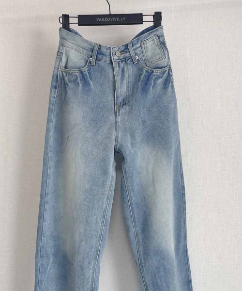 セール】デニムパンツ レディース ワイドパンツ（デニムパンツ