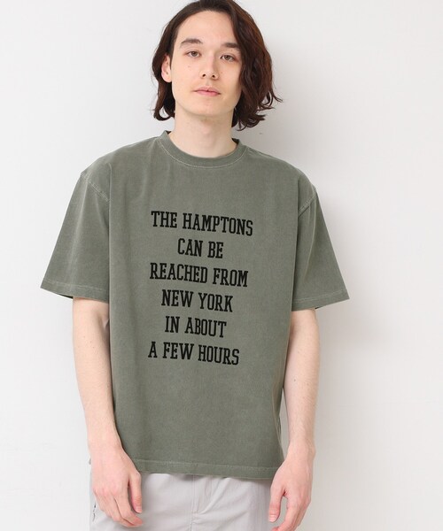 Dessin（デッサン）の「【ユニセックス・洗える】ピグメントTシャツ（Tシャツ/カットソー・レディース・チャコールグレー/カーキ/ピンク系・00/01/02/03/04）」の3枚目の写真