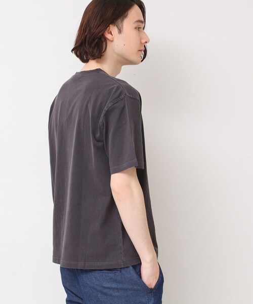 Dessin（デッサン）の「【ユニセックス・洗える】ピグメントTシャツ（Tシャツ/カットソー・レディース・チャコールグレー/カーキ/ピンク系・00/01/02/03/04）」の4枚目の写真