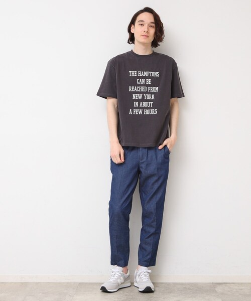 Dessin（デッサン）の「【ユニセックス・洗える】ピグメントTシャツ（Tシャツ/カットソー・レディース・チャコールグレー/カーキ/ピンク系・00/01/02/03/04）」の5枚目の写真