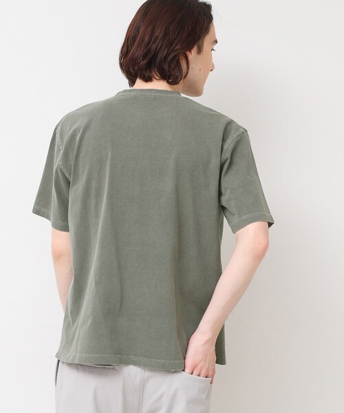 Dessin（デッサン）の「【ユニセックス・洗える】ピグメントTシャツ（Tシャツ/カットソー・レディース・チャコールグレー/カーキ/ピンク系・00/01/02/03/04）」の9枚目の写真