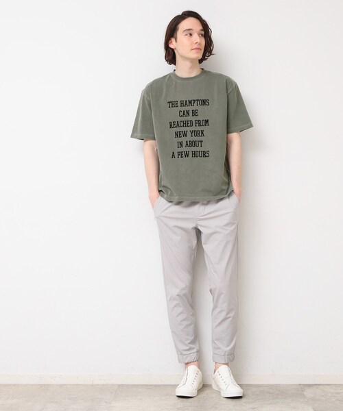 Dessin（デッサン）の「【ユニセックス・洗える】ピグメントTシャツ（Tシャツ/カットソー・レディース・チャコールグレー/カーキ/ピンク系・00/01/02/03/04）」の10枚目の写真