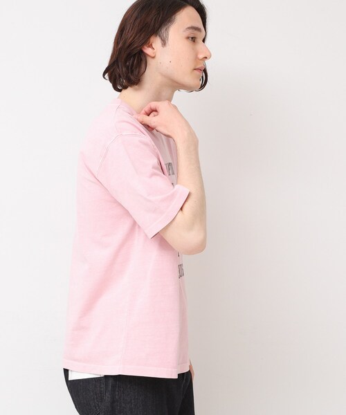 Dessin（デッサン）の「【ユニセックス・洗える】ピグメントTシャツ（Tシャツ/カットソー・レディース・チャコールグレー/カーキ/ピンク系・00/01/02/03/04）」の12枚目の写真
