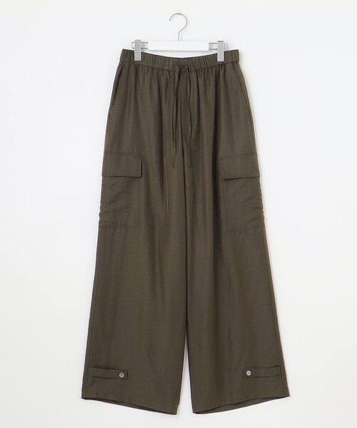 23区（ニジュウサンク）の「【SLOW/一部店舗限定】ブライトヴィンテージクロス カーゴパンツ（カーゴパンツ・レディース・グレー系/カーキ系・46/48/44）」の5枚目の写真