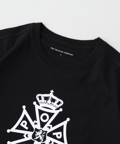 POP TRADING COMPANY（ポップトレーディングカンパニー）の「POP TRADING COMPANY / ポップトレーディングカンパニー four days t-shirt（Tシャツ/カットソー・メンズ・ブラック・LARGE/MEDIUM）」の5枚目の写真