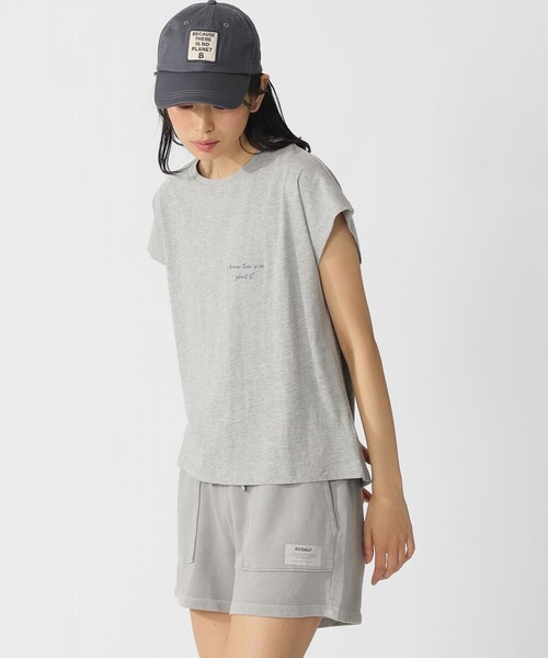 ECOALF(エコアルフ)の「NAMUR BECAUSE Tシャツ / NAMURALF T-SHIRT WOMAN(Tシャツ/カットソー・レディース・グレー/ホワイト/ベージュ系その他2・FREE)」の7枚目の写真