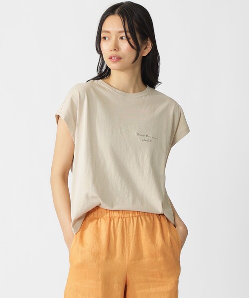 ECOALF(エコアルフ)の「NAMUR BECAUSE Tシャツ / NAMURALF T-SHIRT WOMAN(Tシャツ/カットソー・レディース・グレー/ホワイト/ベージュ系その他2・FREE)」の9枚目の写真