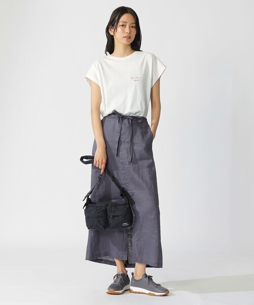 ECOALF(エコアルフ)の「NAMUR BECAUSE Tシャツ / NAMURALF T-SHIRT WOMAN(Tシャツ/カットソー・レディース・グレー/ホワイト/ベージュ系その他2・FREE)」の10枚目の写真