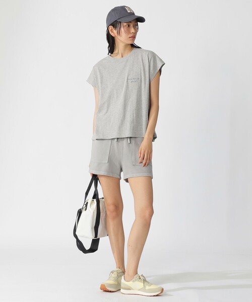 ECOALF(エコアルフ)の「NAMUR BECAUSE Tシャツ / NAMURALF T-SHIRT WOMAN(Tシャツ/カットソー・レディース・グレー/ホワイト/ベージュ系その他2・FREE)」の12枚目の写真