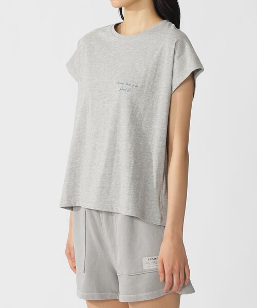 ECOALF(エコアルフ)の「NAMUR BECAUSE Tシャツ / NAMURALF T-SHIRT WOMAN(Tシャツ/カットソー・レディース・グレー/ホワイト/ベージュ系その他2・FREE)」の15枚目の写真