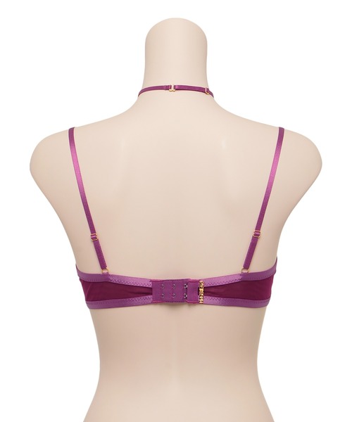 LINGERIEAM(ランジェリアム)の「アイラッシュコード キューティーアップブラ(ブラジャー・レディース・ブラック/ピンク・S/M)」の4枚目の写真