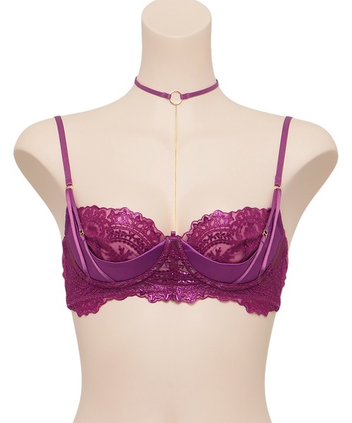 LINGERIEAM(ランジェリアム)の「アイラッシュコード キューティーアップブラ(ブラジャー・レディース・ブラック/ピンク・S/M)」の17枚目の写真