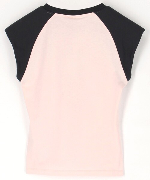 GANNI（ガニー）の「GANNI/ガニー Basic Jersey Bunny Raglan T / T4159 / フレンチスリーブ フロントプリントTシャツ（Tシャツ/カットソー・レディース・ピンク・MEDIUM/SMALL）」の4枚目の写真