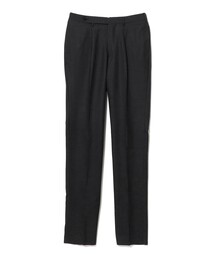 ウール サキソニー 1プリーツ スラックス