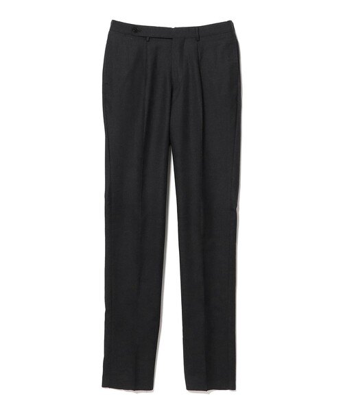 BEAMS F（ビームスエフ）の「ウール サキソニー 1プリーツ スラックス（その他パンツ・メンズ・グレー/チャコールグレー・42/44/46/48/50/52）」の4枚目の写真
