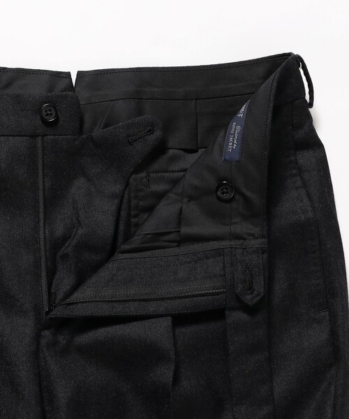 BEAMS F（ビームスエフ）の「ウール サキソニー 1プリーツ スラックス（その他パンツ・メンズ・グレー/チャコールグレー・42/44/46/48/50/52）」の5枚目の写真