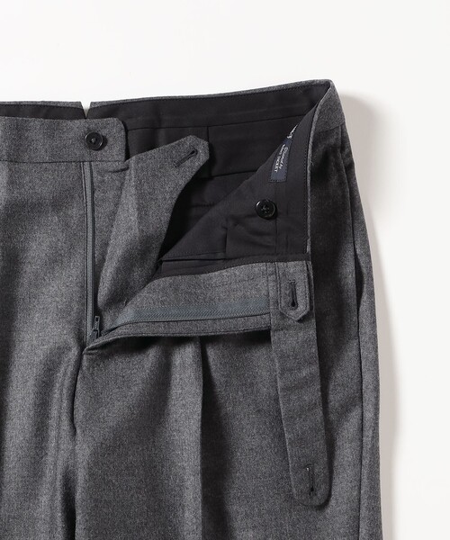 BEAMS F（ビームスエフ）の「ウール サキソニー 1プリーツ スラックス（その他パンツ・メンズ・グレー/チャコールグレー・42/44/46/48/50/52）」の15枚目の写真